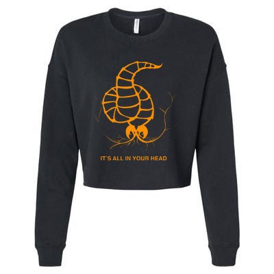 Neurax Worm Cropped Pullover Crew