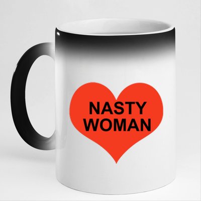 Nasty Woman 11oz Black Color Changing Mug