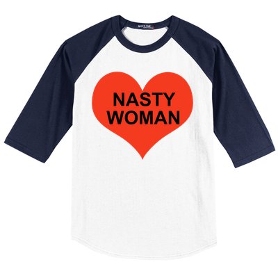 Nasty Woman Baseball Sleeve Shirt