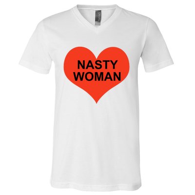 Nasty Woman V-Neck T-Shirt