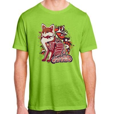 North West Native American Fox Pattern Adult ChromaSoft Performance T-Shirt