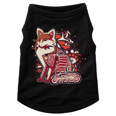North West Native American Fox Pattern Doggie Tank