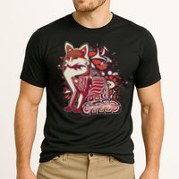 North West Native American Fox Pattern Cooling Performance Crew T-Shirt