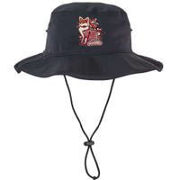 North West Native American Fox Pattern Bucket Hat