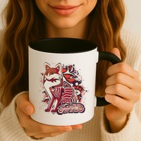 North West Native American Fox Pattern Mug