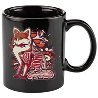 North West Native American Fox Pattern 11oz C Handle Ceramic Mug