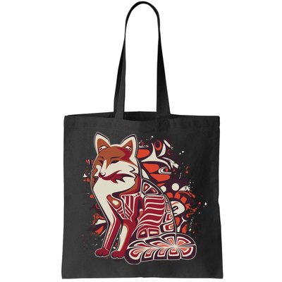 North West Native American Fox Pattern Bag