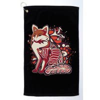 North West Native American Fox Pattern Golf Towel