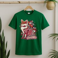 North West Native American Fox Pattern T-Shirt