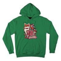 North West Native American Fox Pattern Tall Hoodie