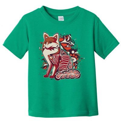 North West Native American Fox Pattern Toddler T-Shirt