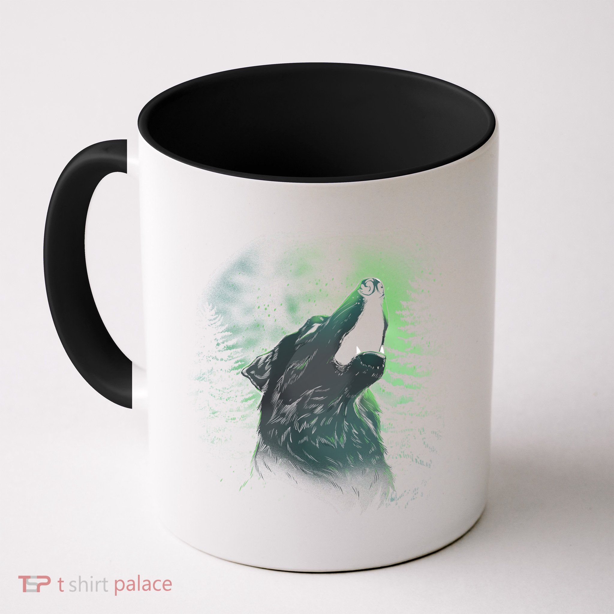 Night Wolf Coffee Mug