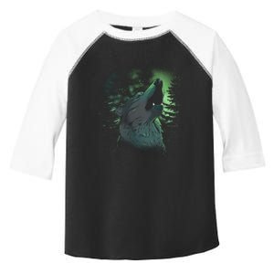 Night Wolf Toddler Fine Jersey T-Shirt