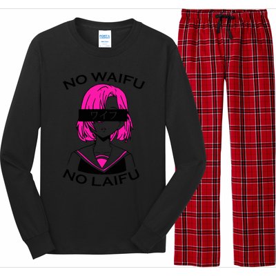 No Waifu No Laifu Anime Manga Girl Cute Long Sleeve Pajama Set