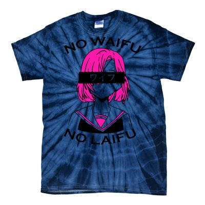 No Waifu No Laifu Anime Manga Girl Cute Tie-Dye T-Shirt