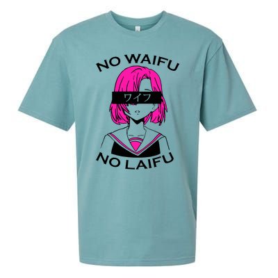 No Waifu No Laifu Anime Manga Girl Cute Sueded Cloud Jersey T-Shirt