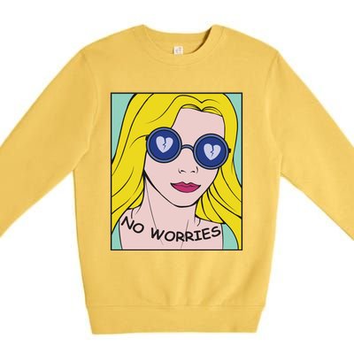 No Worries Premium Crewneck Sweatshirt