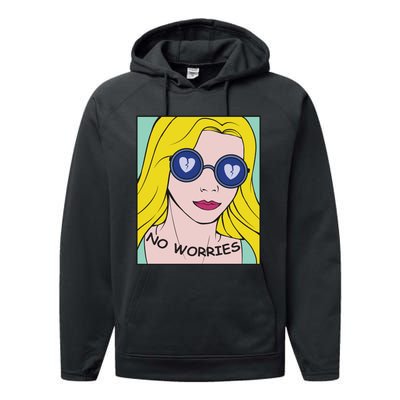 No Worries Performance Fleece Hoodie