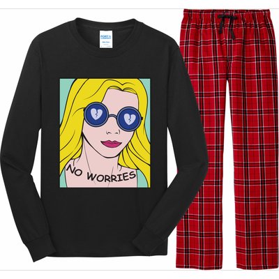 No Worries Long Sleeve Pajama Set