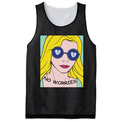 No Worries Mesh Reversible Basketball Jersey Tank