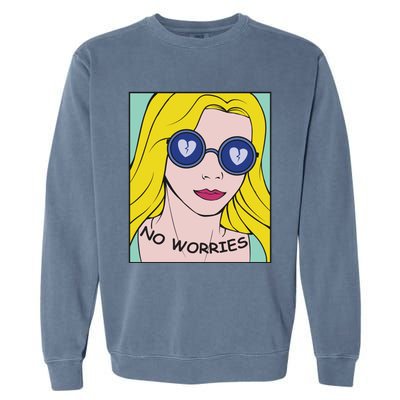 No Worries Garment-Dyed Sweatshirt