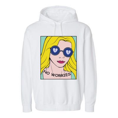 No Worries Garment-Dyed Fleece Hoodie