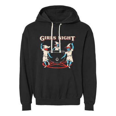 Night Witchs Garment-Dyed Fleece Hoodie