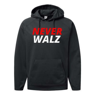 Never Walz Performance Fleece Hoodie