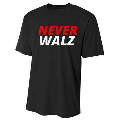 Never Walz Performance Sprint T-Shirt