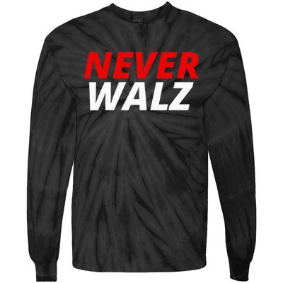 Never Walz Tie-Dye Long Sleeve Shirt