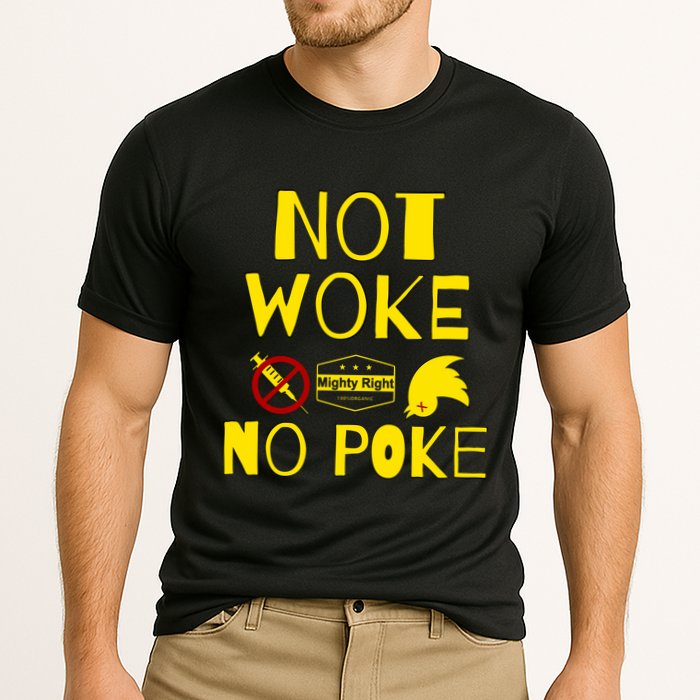 Not Woke, No Poke Cooling Performance Crew T-Shirt