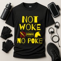 Not Woke, No Poke Cooling Performance Crew T-Shirt