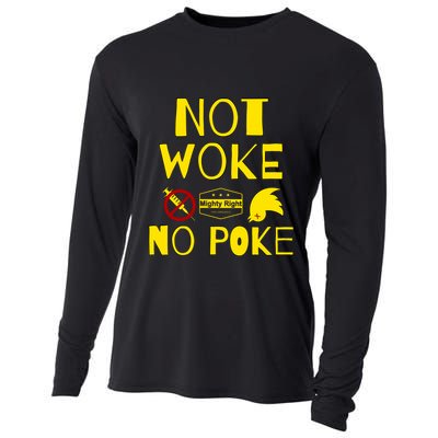 Not Woke, No Poke Cooling Performance Long Sleeve Crew