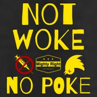 Not Woke, No Poke 25L Jumbo Tote