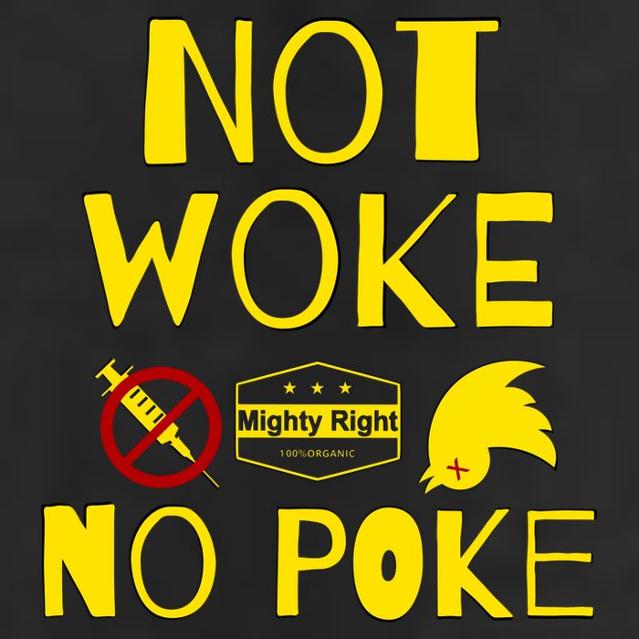 Not Woke, No Poke 25L Jumbo Tote