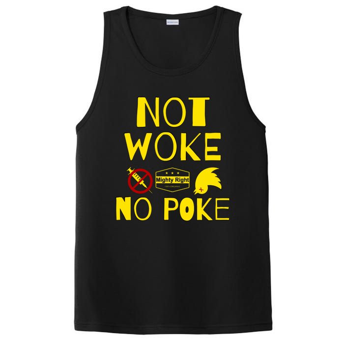 Not Woke, No Poke PosiCharge Competitor Tank