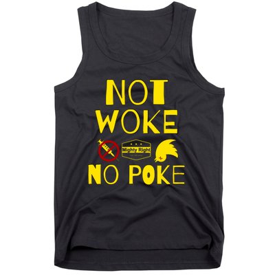 Not Woke, No Poke Tank Top