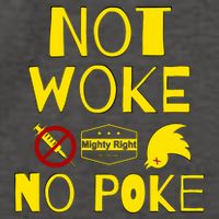 Not Woke, No Poke Vector Backpack
