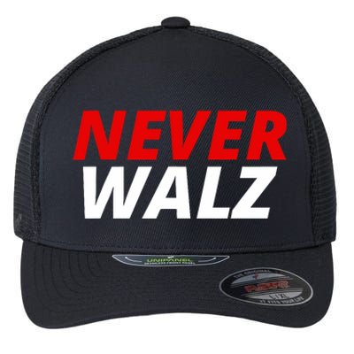 Never Walz Flexfit Unipanel Trucker Cap