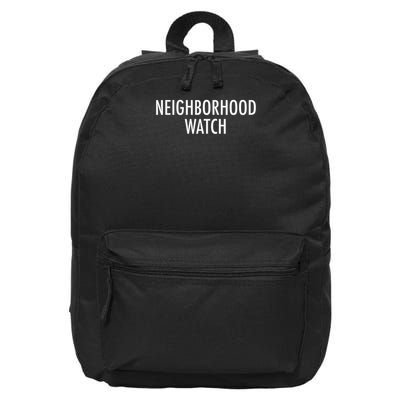 Neighborhood Watch 16 in Basic Backpack