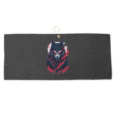 Ninja Wolf Large Microfiber Waffle Golf Towel