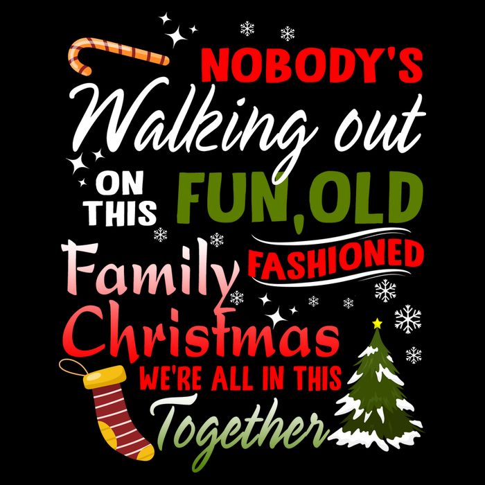Nobody's Walking Out On This Fun Old Fashion Family Christmas Impact Tech Backpack
