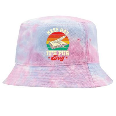 Novel Writer Pub Day Just Published Author Publishing Day Tie-Dyed Bucket Hat