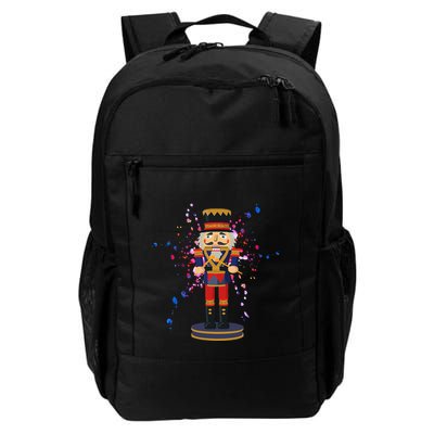 Nutcracker Watercolor Paint Splatter Daily Commute Backpack