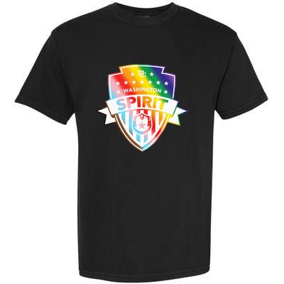 Nwsl Washington Spirit Pride Crest Garment-Dyed Heavyweight T-Shirt