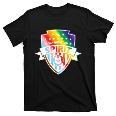 Nwsl Washington Spirit Pride Crest T-Shirt