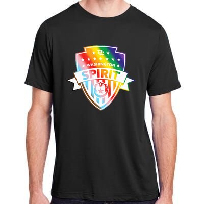 Nwsl Washington Spirit Pride Crest Adult ChromaSoft Performance T-Shirt