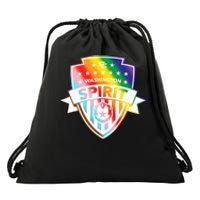 Nwsl Washington Spirit Pride Crest Drawstring Bag