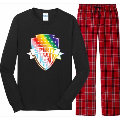 Nwsl Washington Spirit Pride Crest Long Sleeve Pajama Set