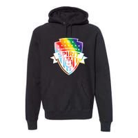 Nwsl Washington Spirit Pride Crest Premium Hoodie